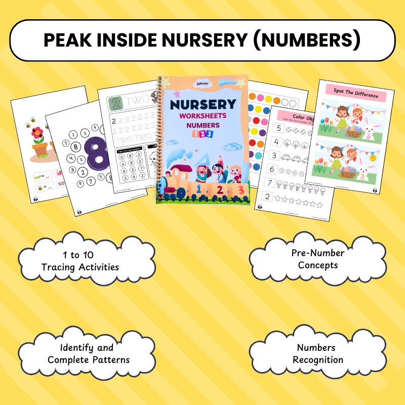 Nursery Kids Hard Copy Worksheets