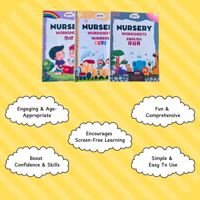 Nursery Kids Hard Copy Worksheets